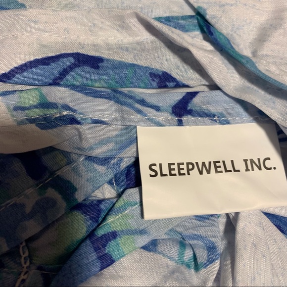 SLEEPWELL INC Bedding Ocean Breeze Plisse Queen Bedspread With Matching Shams Poshmark